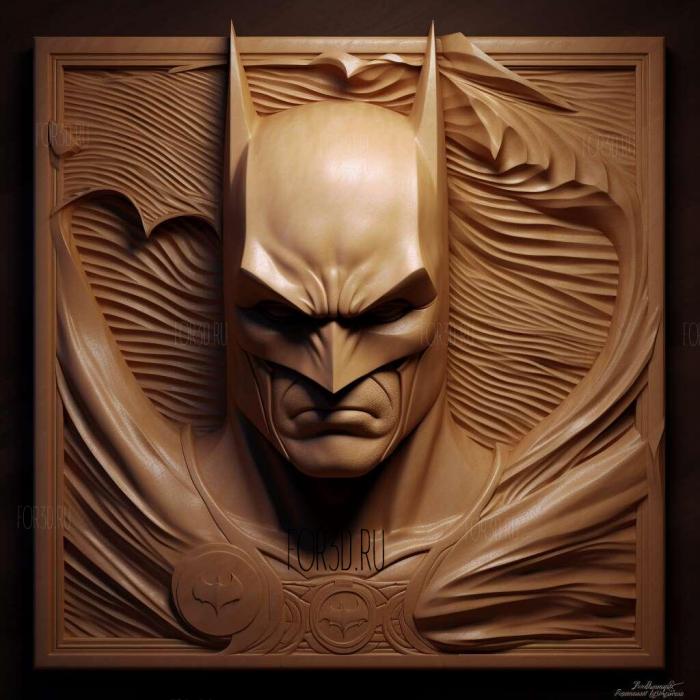 Batman Forever 3 stl model for CNC